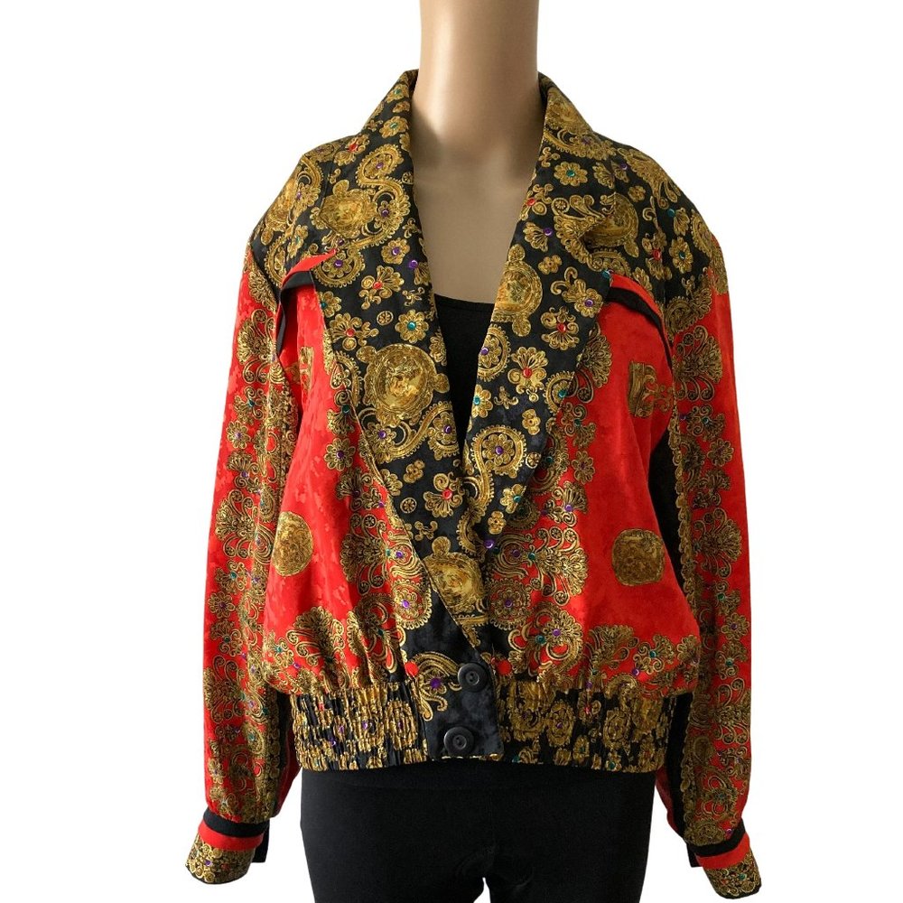 Vintage Howard Wolf Size M Artsy Jacket Made in USA